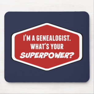 Genealogist Superpower Custom Mousepad Muismat