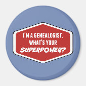 Genealogist Superpower Magnet (Voorkant)