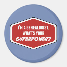 Genealogist Superpower Magnet