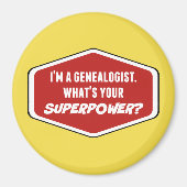 Genealogist Superpower Magnet (Voorkant)