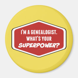 Genealogist Superpower Magnet