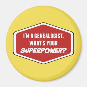 Genealogist Superpower Magnet