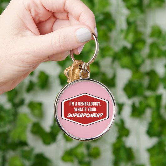 Genealogist Superpower Sleutelhanger (Hand)