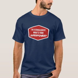 Genealogist Superpower T-Shirts