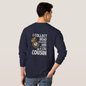 Genealogist verzamelt dode familiegeschiedenis t-shirt (Achterkant volledig)