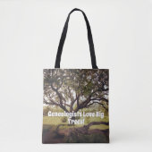 Genealogisten houden van grote bomen tote bag (Voorkant)