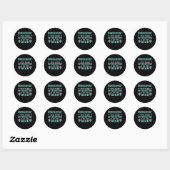 Genealogistisch Genalogie Familie Historian Gift Ronde Sticker (Vel)