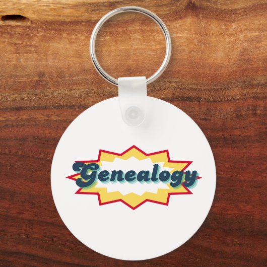 Genealogy Comic Book Pop Keychain (Voorkant)