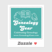 Genealogy Gear Logo Sticker (Vel)