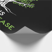 Genealogy Is Not Fatal But It Is A Grave Disease Cadeaupapier (Hoek)