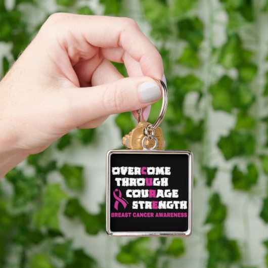 GENEES...Borstkanker Sleutelhanger (Hand)