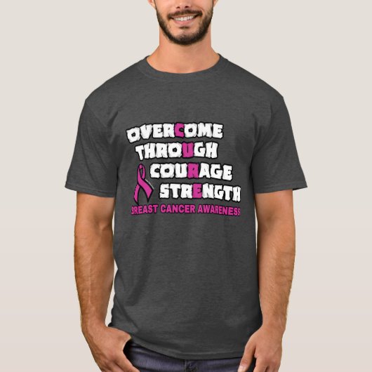GENEES...Borstkanker T-shirt (Voorkant)