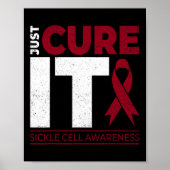 Genees het gewoon sikkelcelanemie SCD Awareness Ri Poster (Voorkant)
