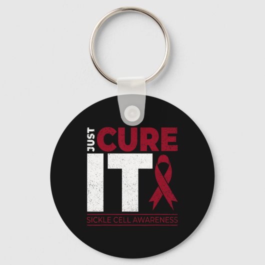 Genees het gewoon sikkelcelanemie SCD Awareness Ri Sleutelhanger (Voorkant)