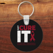 Genees het gewoon sikkelcelanemie SCD Awareness Ri Sleutelhanger (Voorkant)