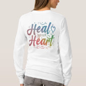 Genees je hart T-shirt (Achterkant)