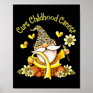 Genees Kanker Bij Kinderen Gouden Lint Dwerg Kanke Poster