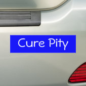 Genees Medelijden Bumpersticker (Op auto)