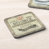 Genees wat je mankeert - Scheiden Humor Bier Onderzetter (Linkerzijde)