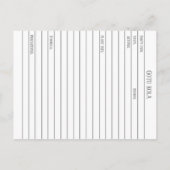 Geneeskrachtige kruiden Gotu Kola Plant Kruidenstu Briefkaart (Achterkant)