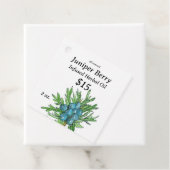 Geneeskrachtige kruiden Juniper Natuurlijke huidve Bedankjes Labels (In situ)