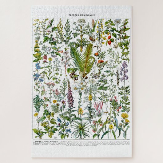 Geneeskrachtige Planten & Bloemen van Adolphe Mill Legpuzzel (Verticaal)