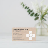 geneeskunde | apotheker | ziekenhuis visitekaartje (Staand voorkant)