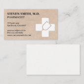 geneeskunde | apotheker | ziekenhuis visitekaartje (Voorkant / Achterkant)