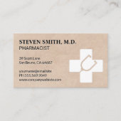 geneeskunde | apotheker | ziekenhuis visitekaartje (Voorkant)