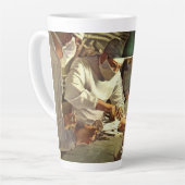  geneeskunde, artsen die chirurgie uitvoeren bij p latte mok (Linkerhoek)