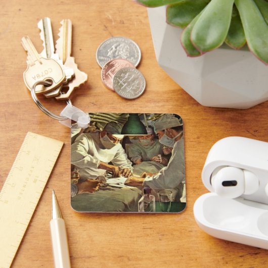  geneeskunde, artsen die chirurgie uitvoeren bij p sleutelhanger (Bureau)