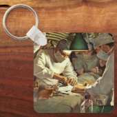  geneeskunde, artsen die chirurgie uitvoeren bij p sleutelhanger (Voorkant)
