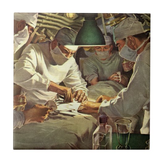  geneeskunde, artsen die chirurgie uitvoeren bij p tegeltje (Voorkant)