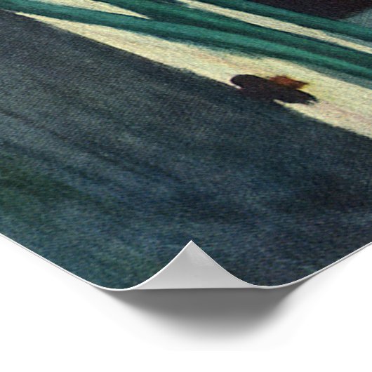  geneeskunde, dokter die een meisje ziet poster (Hoek)