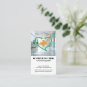 Geneeskunde Gezondheidszorg | EHBO-Logo Visitekaartje (Staand voorkant)