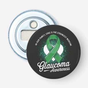 Geneeskunde Glaucoom Bewustzijn Button Flesopener
