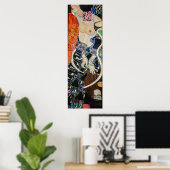 Geneeskunde - Gustav Klimt (AI Color Reconstructio Poster (Thuiskantoor)