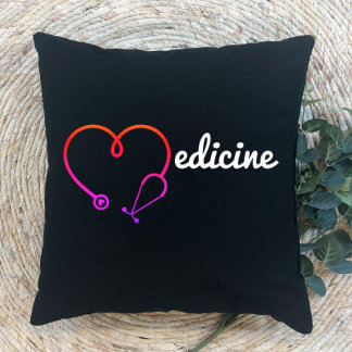 Geneeskunde hart stethoscoop medisch arts cadeau kussen