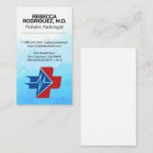 geneeskunde | Logo voor gezondheidszorg Visitekaartje (Voorkant / Achterkant)