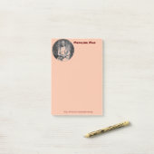 "Geneeskunde Man" Post-it® Notes (Op bureau)