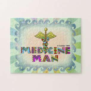 Geneeskunde man puzzel