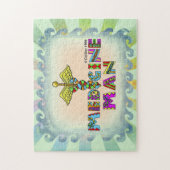 Geneeskunde man puzzel legpuzzel (Verticaal)