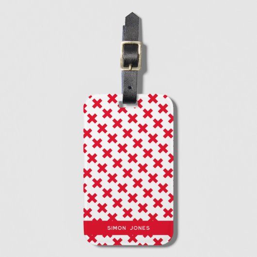 Geneeskunde Medische student arts met naam Bagagelabel (Voorkant (verticaal))