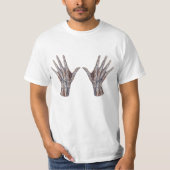 geneeskunde, menselijke anatomiehandschoenen t-shirt (Voorkant)