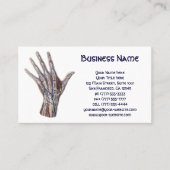  geneeskunde, menselijke anatomiehandschoenen visitekaartje (Voorkant)