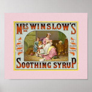  geneeskunde mevrouw Winslow's 1845 Poster