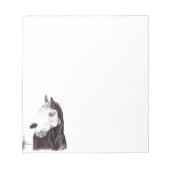 Geneeskunde Pet Paint Paard Note Pad Notitieblok (Voorkant)
