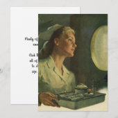  geneeskunde, verpleegkundige met medische hulpmid kaart (Voorkant / Achterkant)