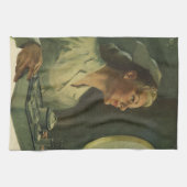  geneeskunde, verpleegkundige met medische hulpmid theedoek (Horizontaal)