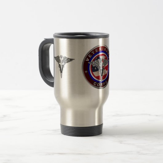 Geneeskundig Veterinair Korps   Reisbeker (Voorkant links)